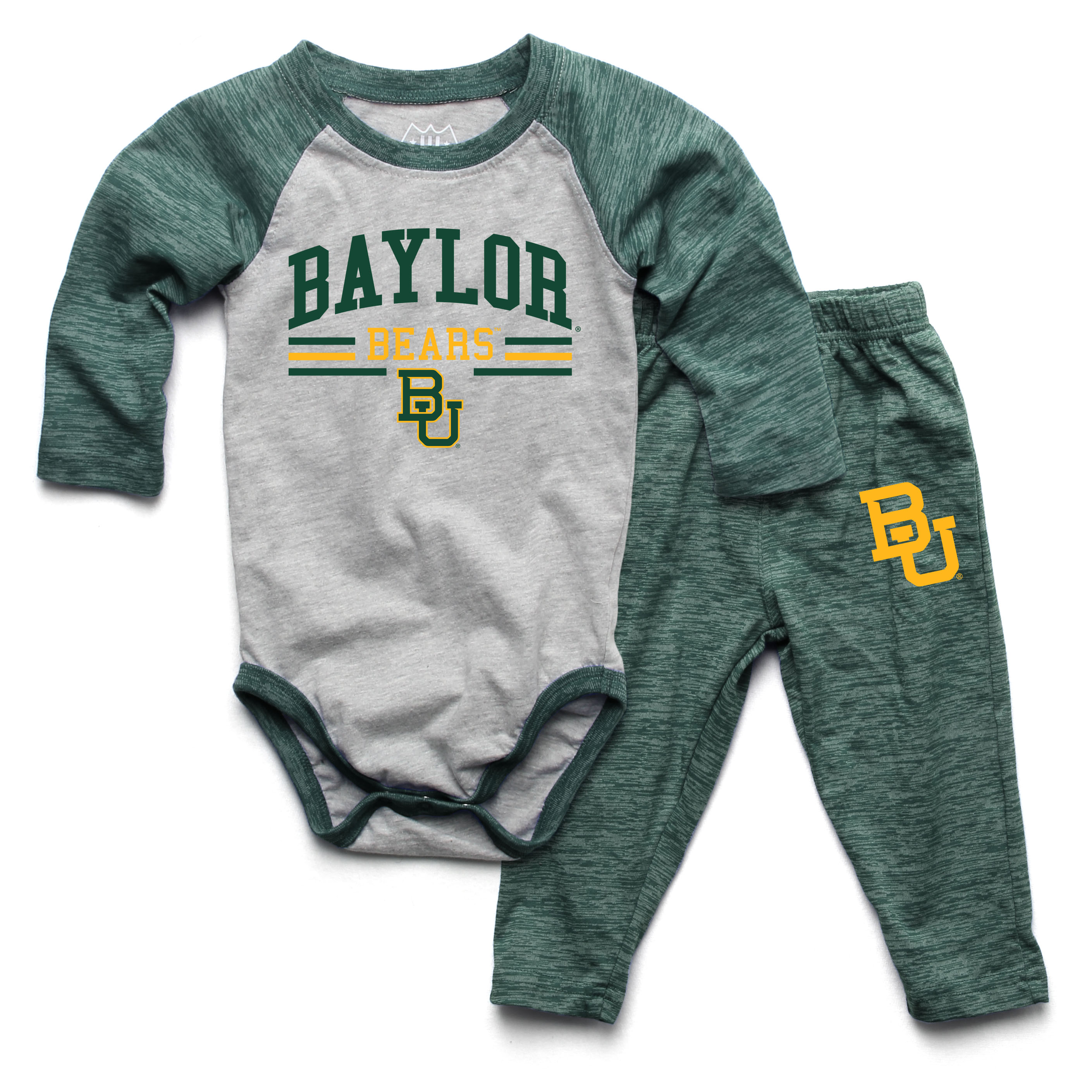Wes and Willy Baby College Long Sleeve One Piece and Pant Set - Picture 6 of 70