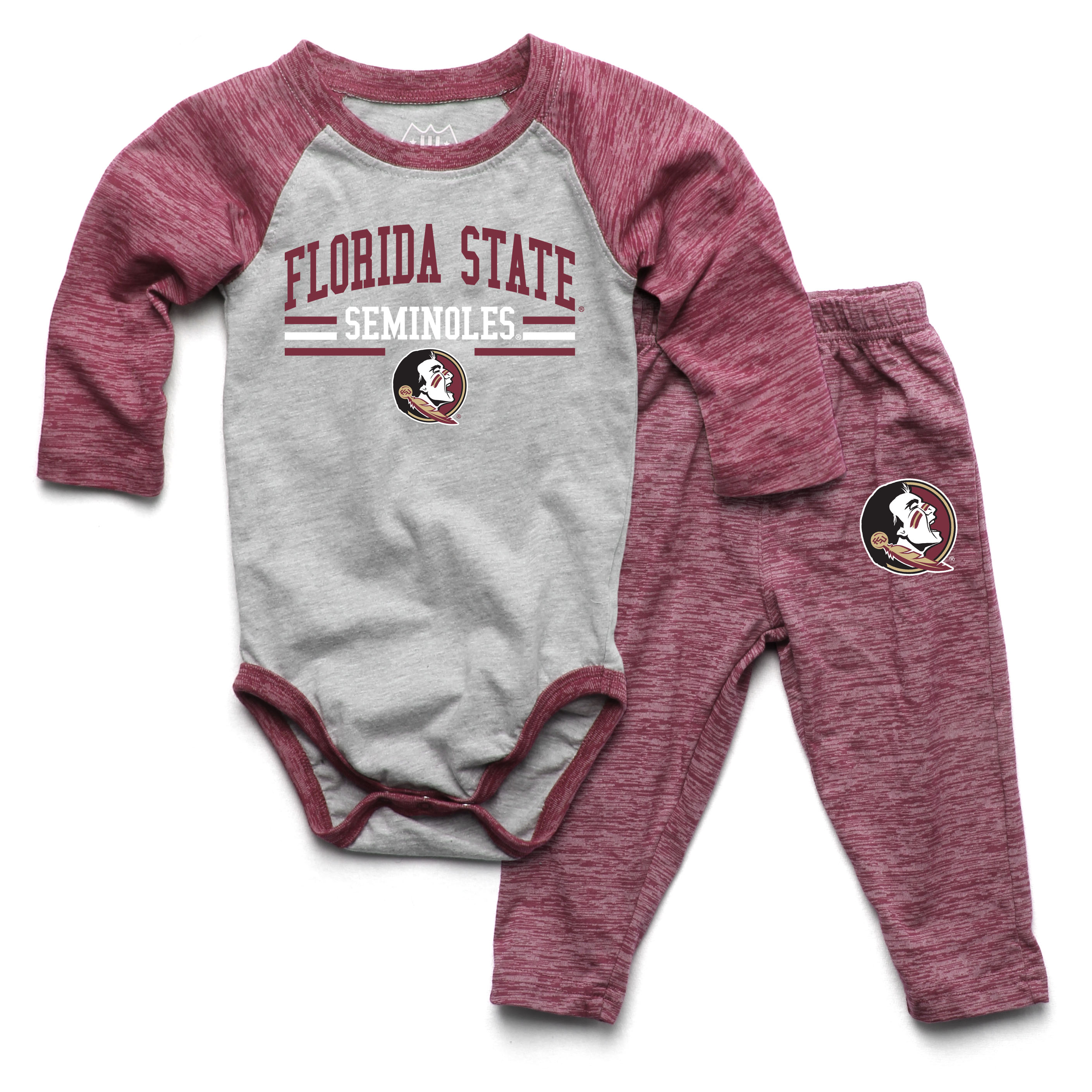 Wes and Willy Baby College Long Sleeve One Piece and Pant Set - Picture 25 of 70