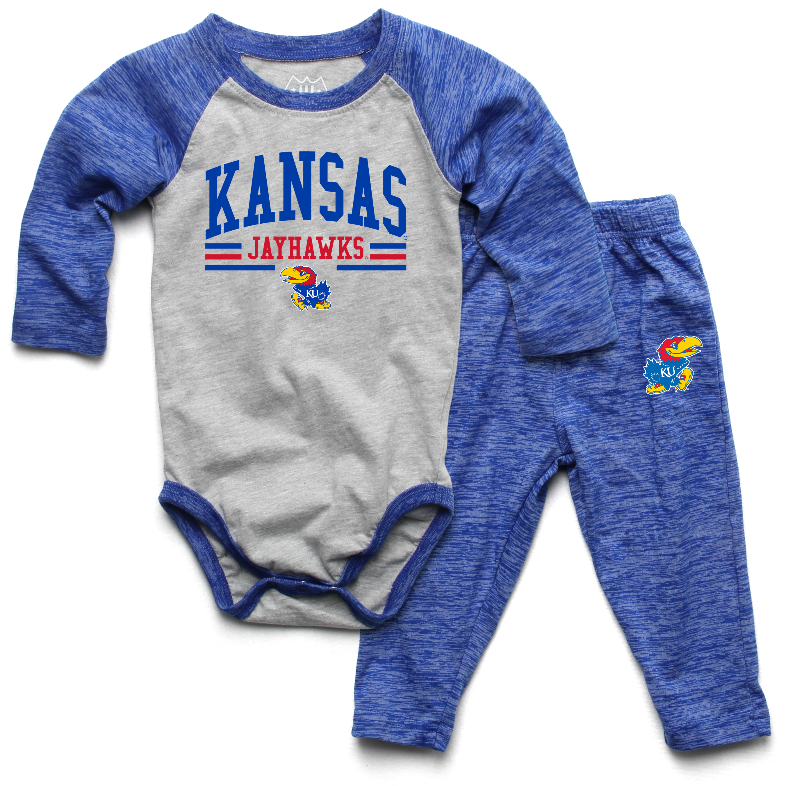 Wes and Willy Baby College Long Sleeve One Piece and Pant Set - Picture 8 of 70