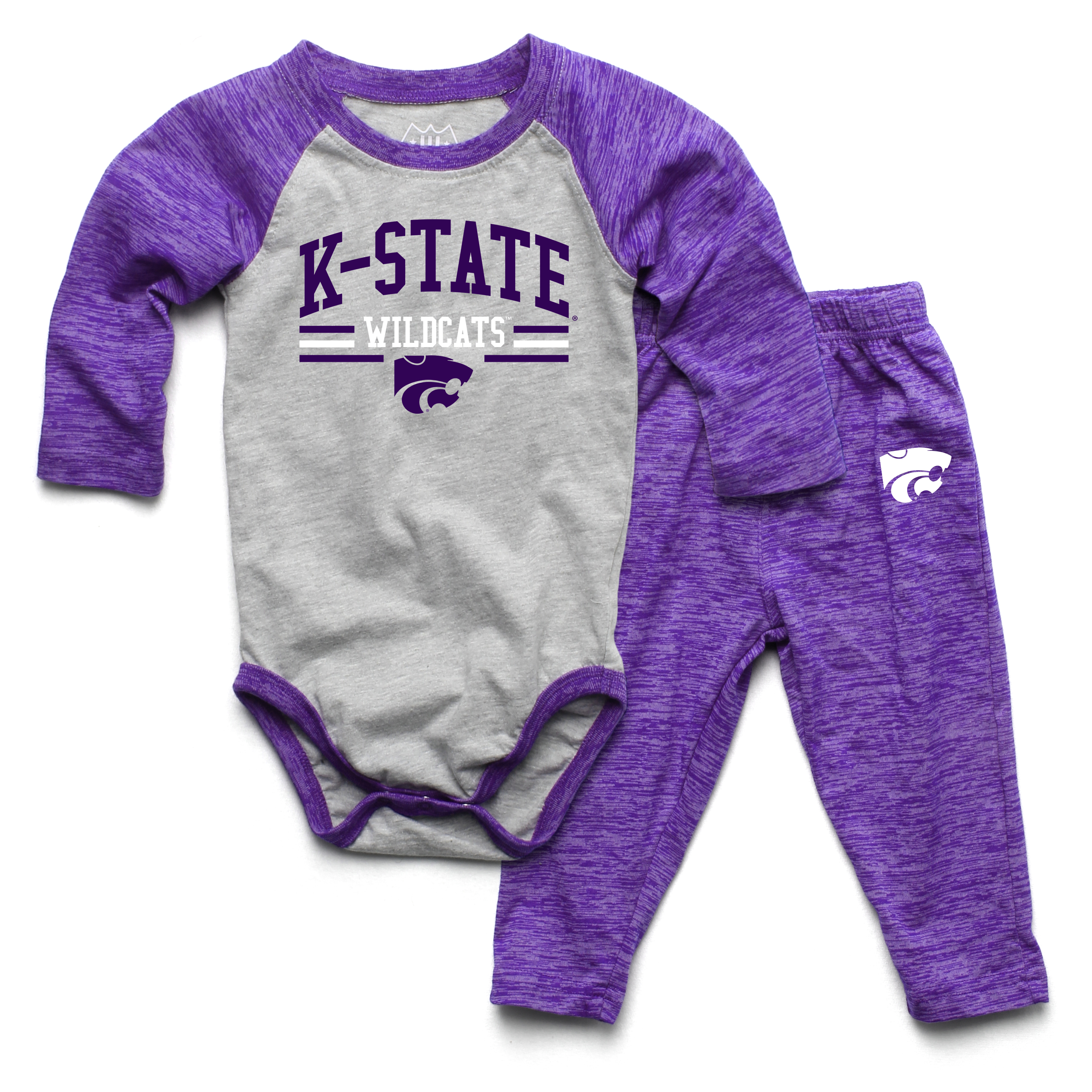 Wes and Willy Baby College Long Sleeve One Piece and Pant Set - Picture 15 of 70