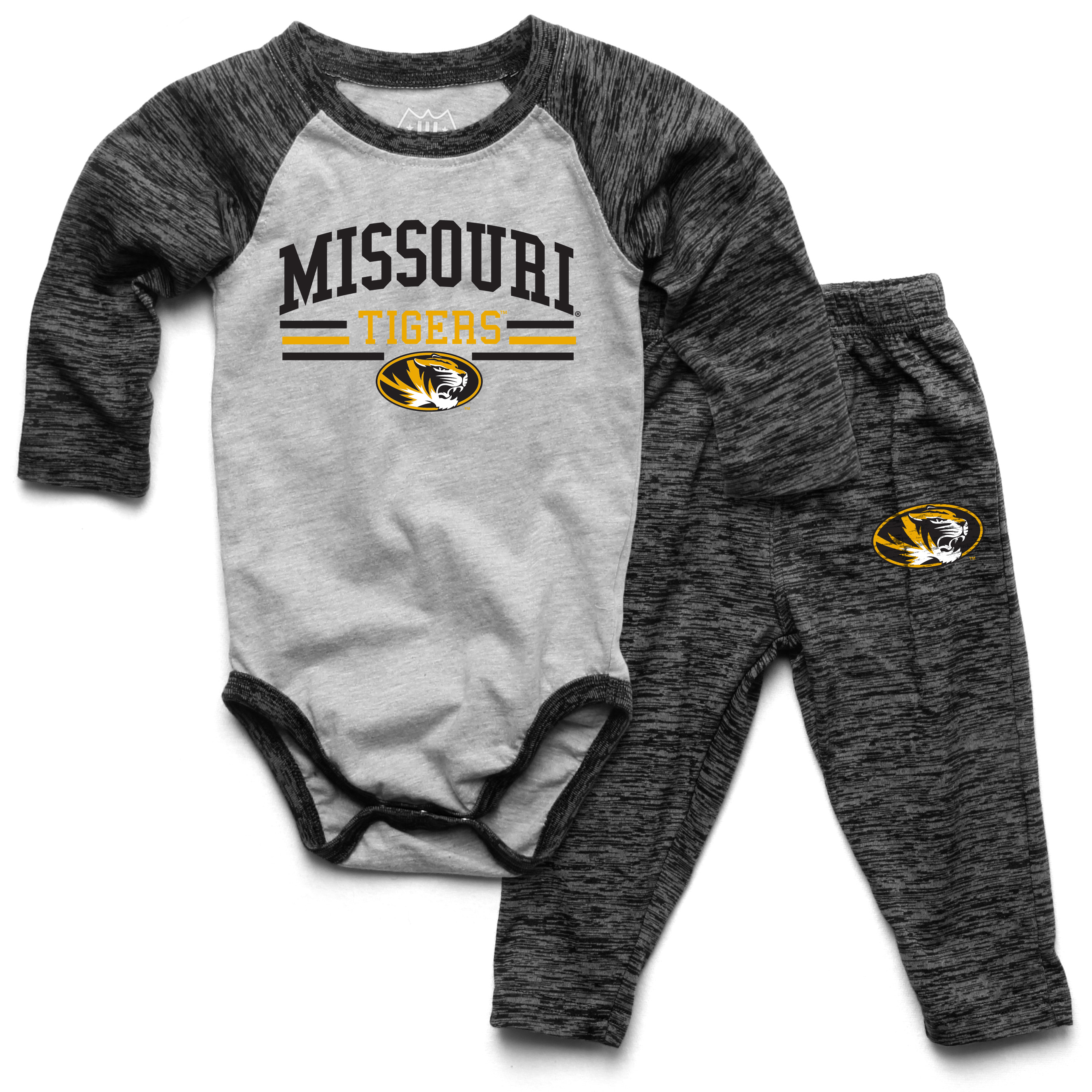 Wes and Willy Baby College Long Sleeve One Piece and Pant Set - Picture 37 of 70