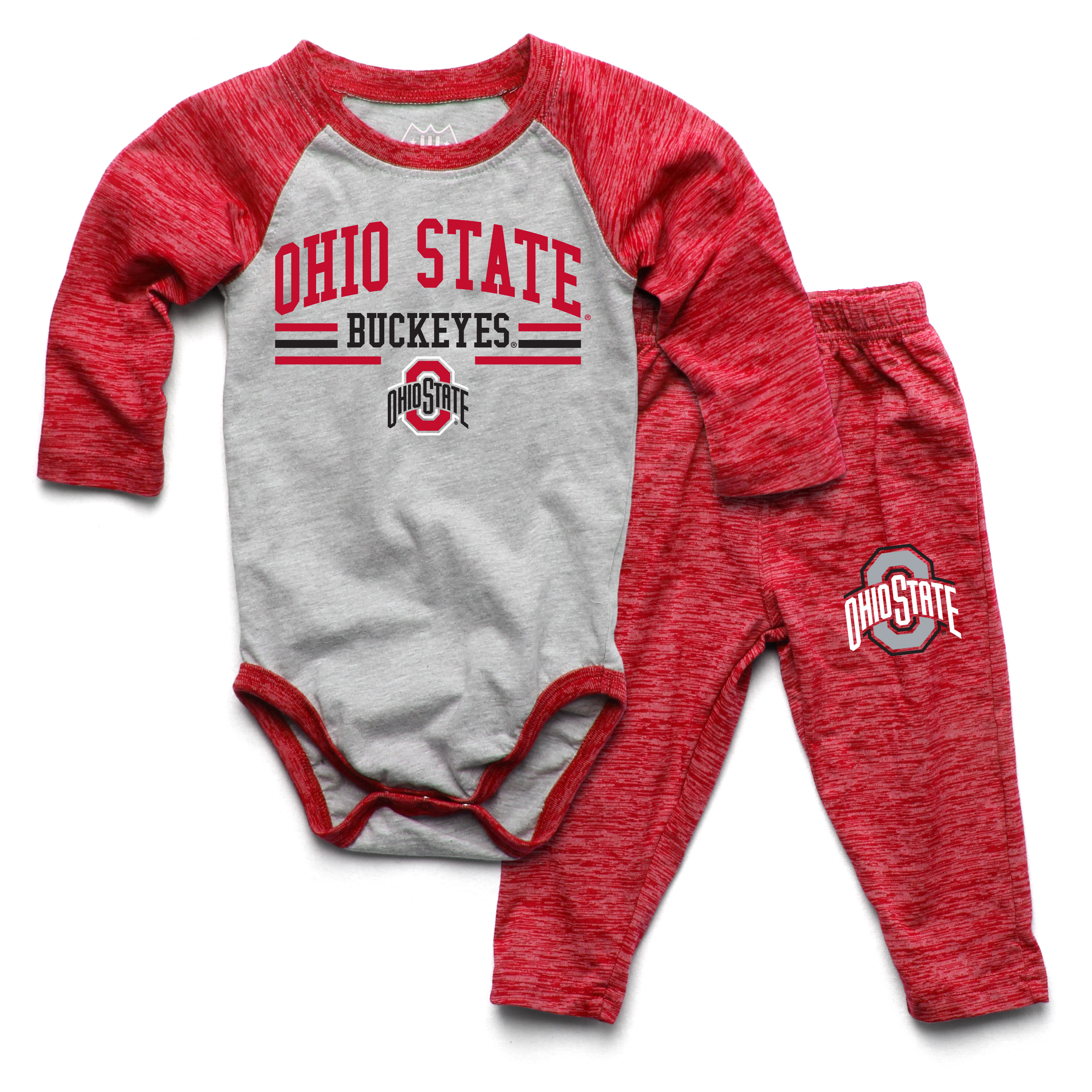 Wes and Willy Baby College Long Sleeve One Piece and Pant Set - Picture 66 of 70