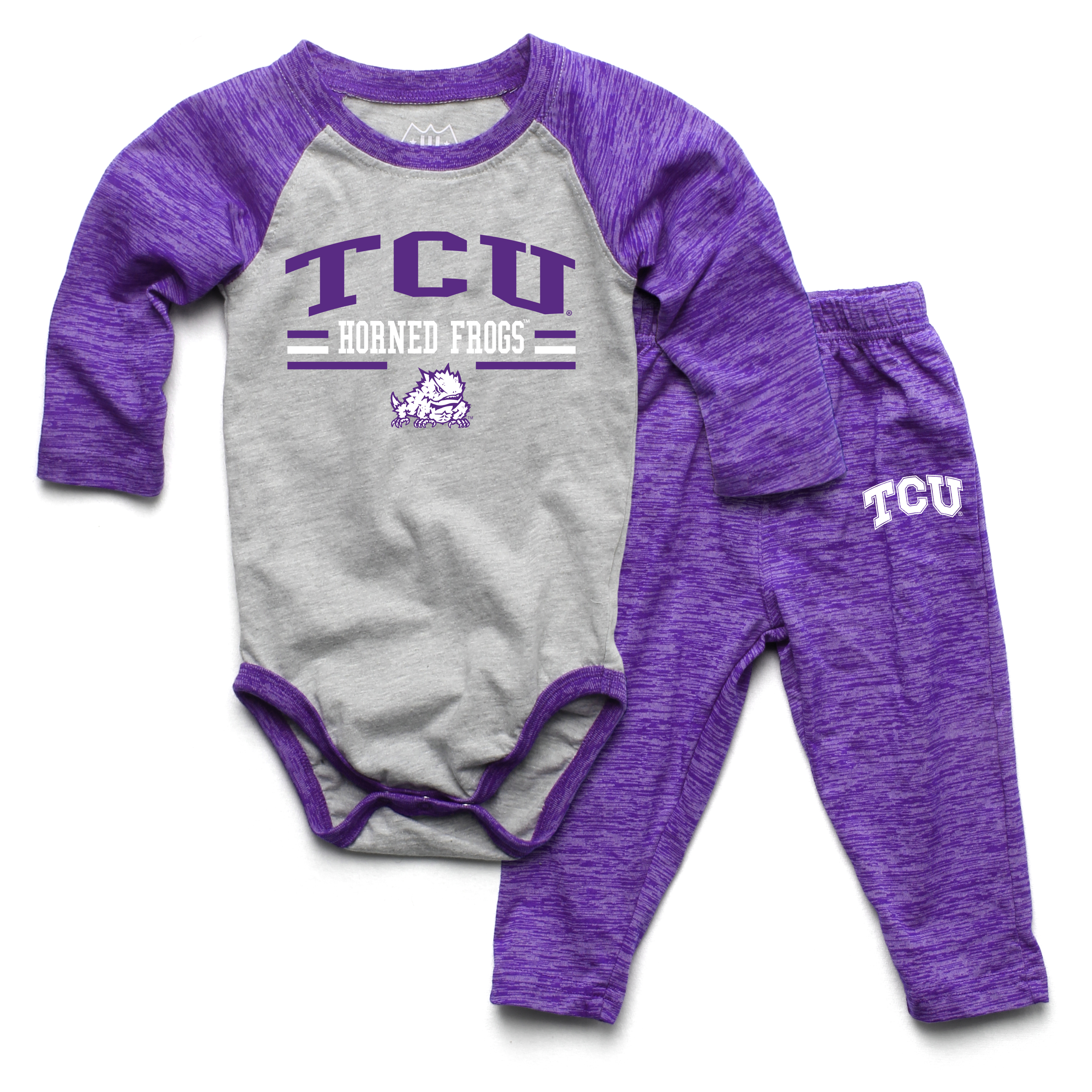 Wes and Willy Baby College Long Sleeve One Piece and Pant Set - Picture 24 of 70