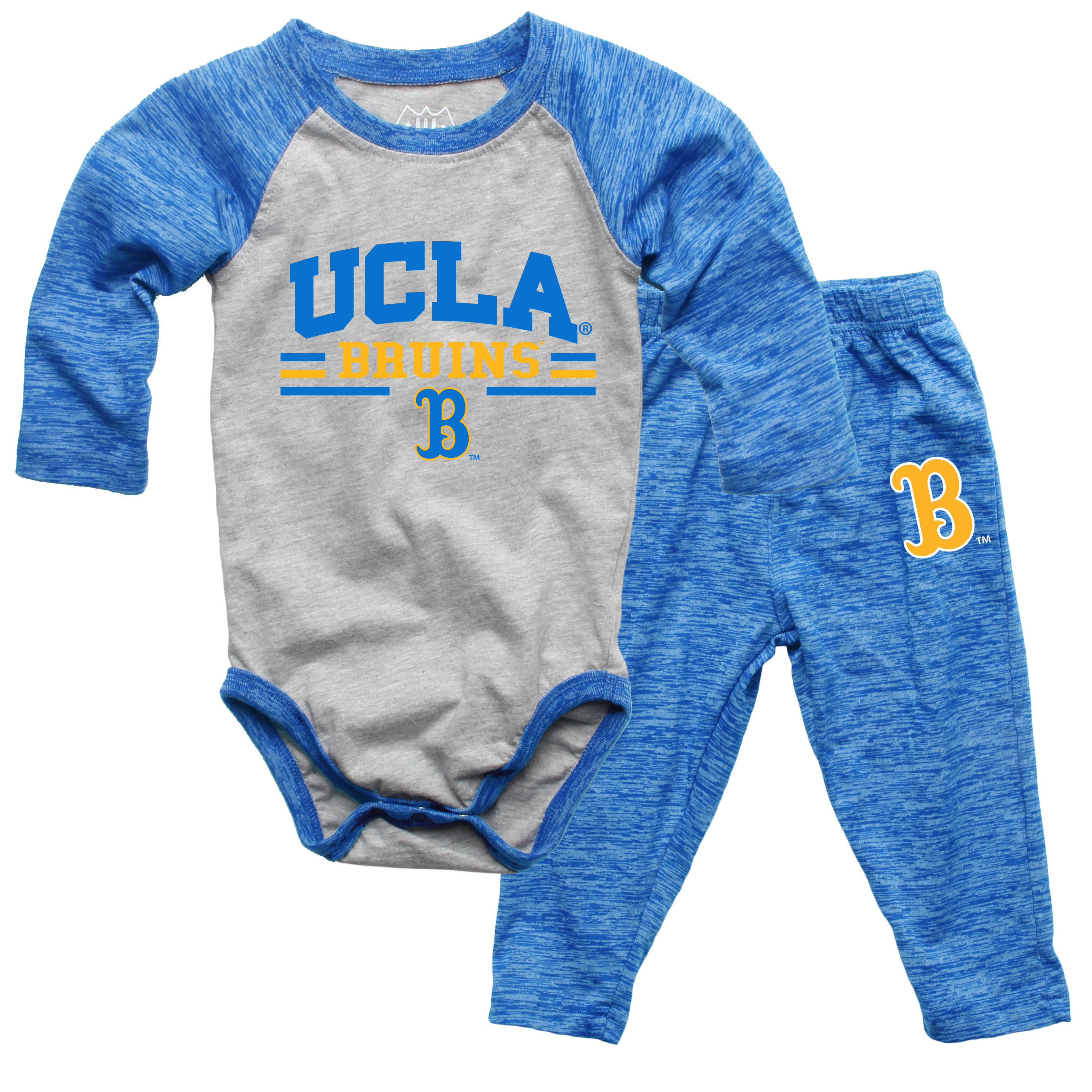 Wes and Willy Baby College Long Sleeve One Piece and Pant Set - Picture 60 of 70