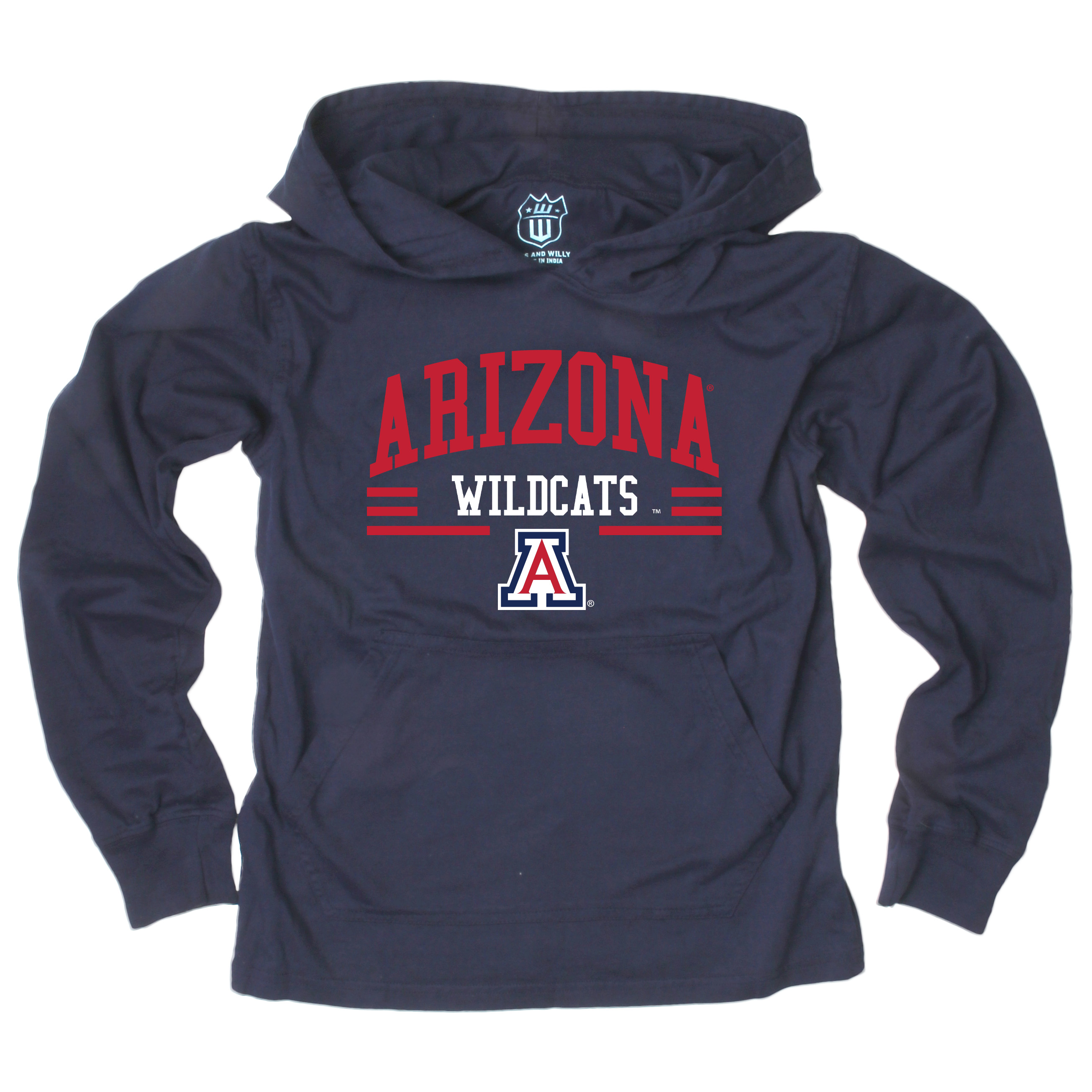 Wes and Willy Youth Boys Long Sleeve Hooded T-Shirt College Jersey Hoodie - Picture 14 of 63