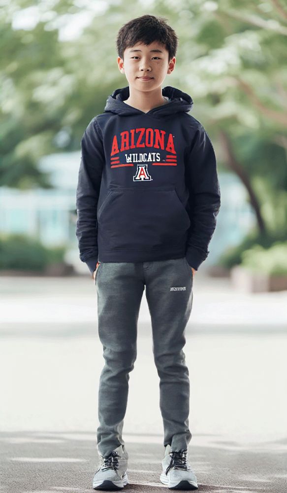 Wes and Willy Youth Boys Long Sleeve Hooded T-Shirt College Jersey Hoodie - Picture 15 of 63