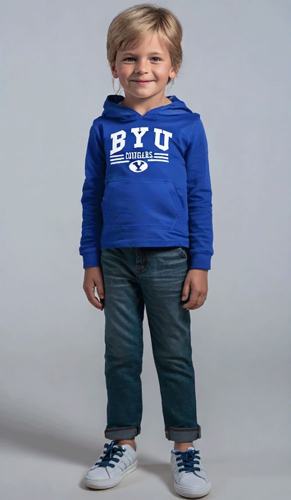 Wes and Willy Youth Boys Long Sleeve Hooded T-Shirt College Jersey Hoodie - Picture 22 of 63
