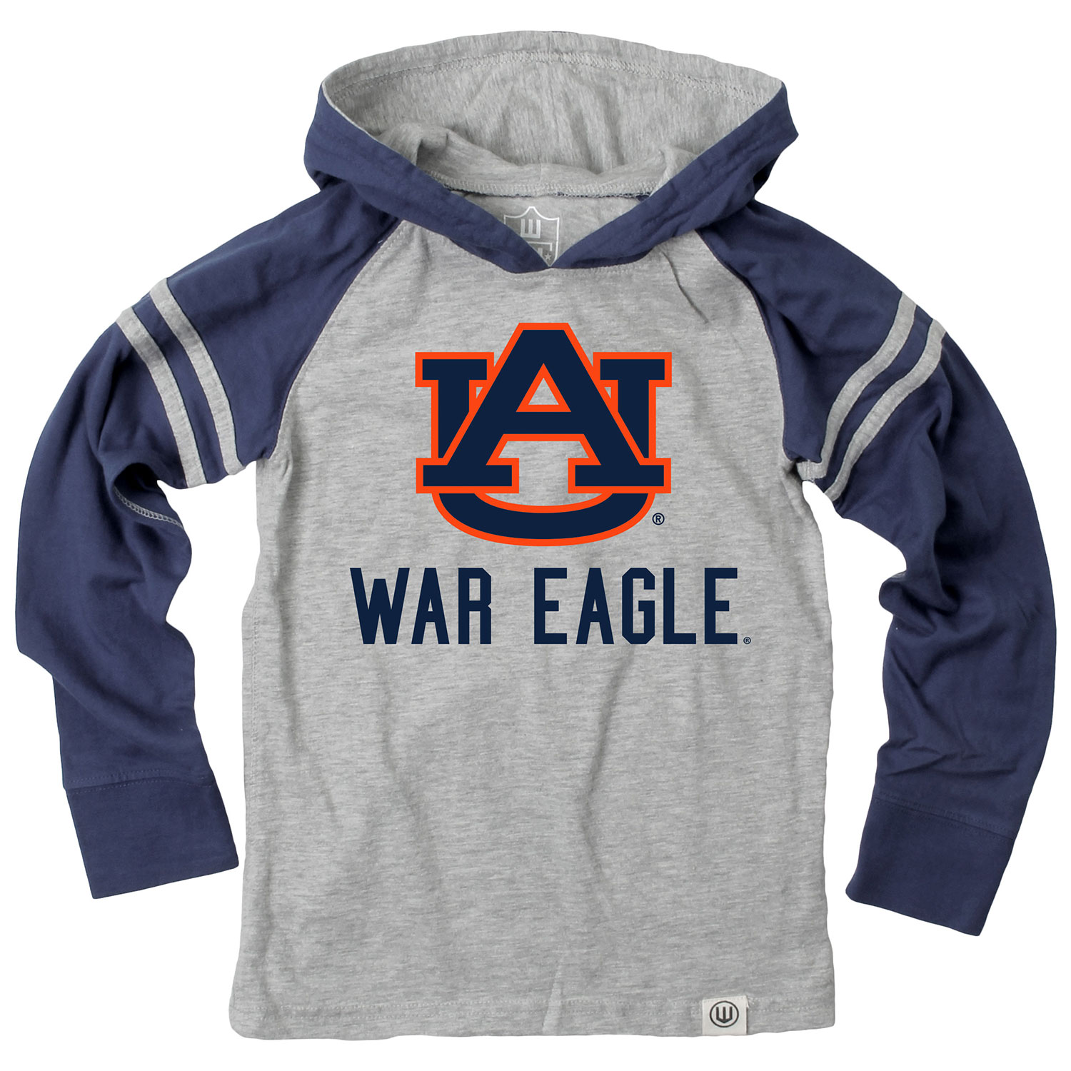Wes and Willy Youth Boys College Team Long Sleeve Striped Hooded T-Shirt - Picture 9 of 46