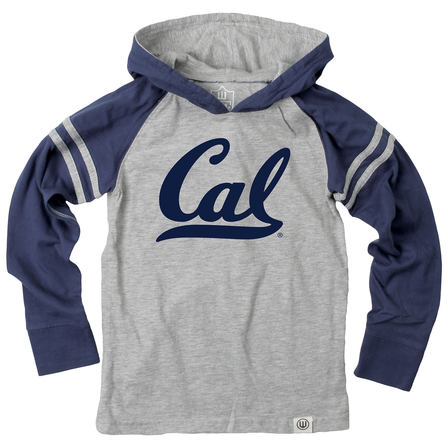 Wes and Willy Youth Boys College Team Long Sleeve Striped Hooded T-Shirt - Picture 11 of 46