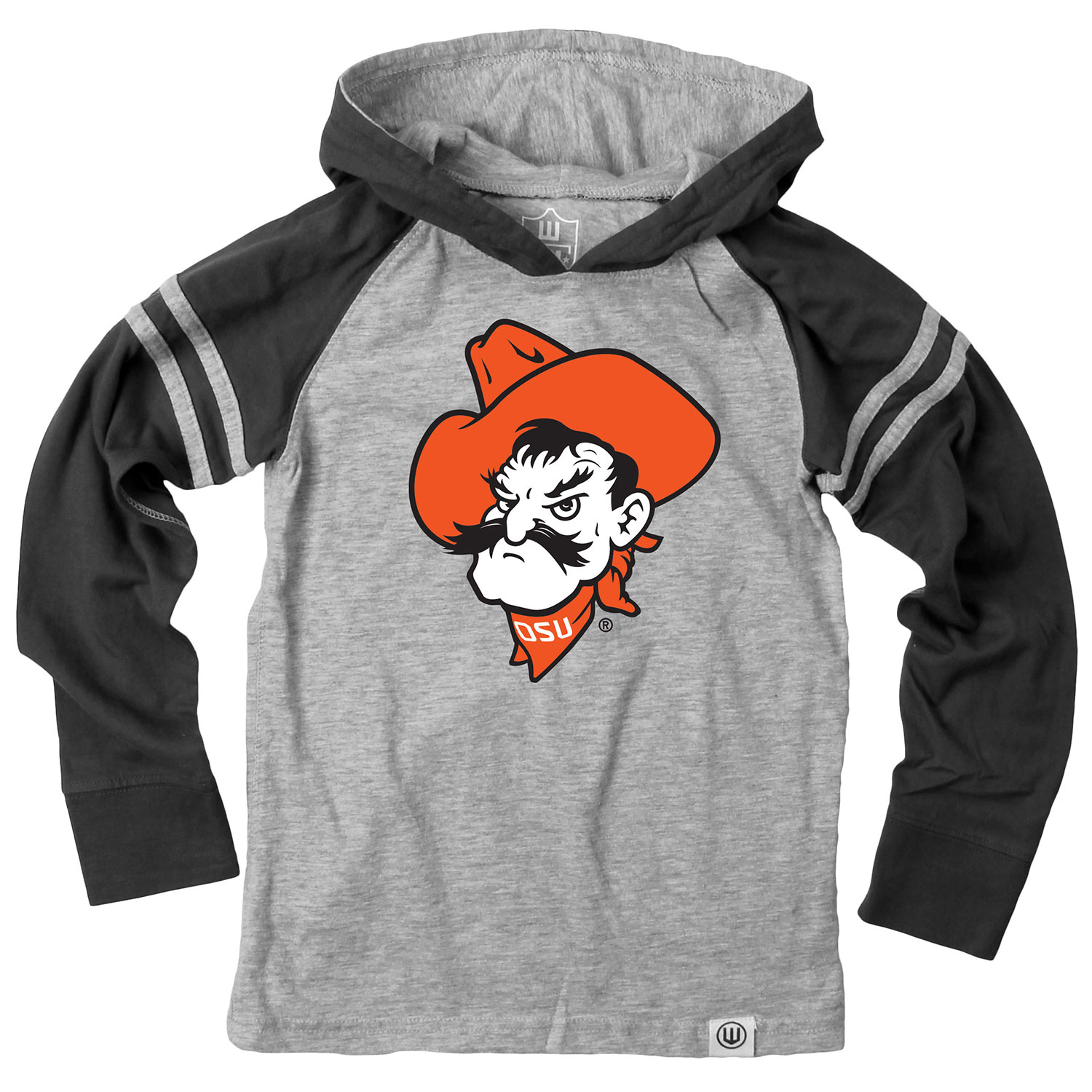 Wes and Willy Youth Boys College Team Long Sleeve Striped Hooded T-Shirt - Picture 33 of 46