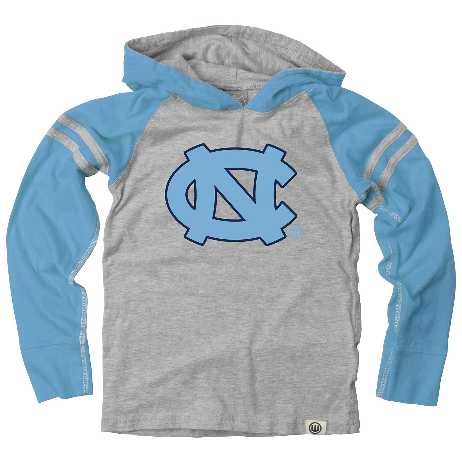 Wes and Willy Youth Boys College Team Long Sleeve Striped Hooded T-Shirt - Picture 41 of 46