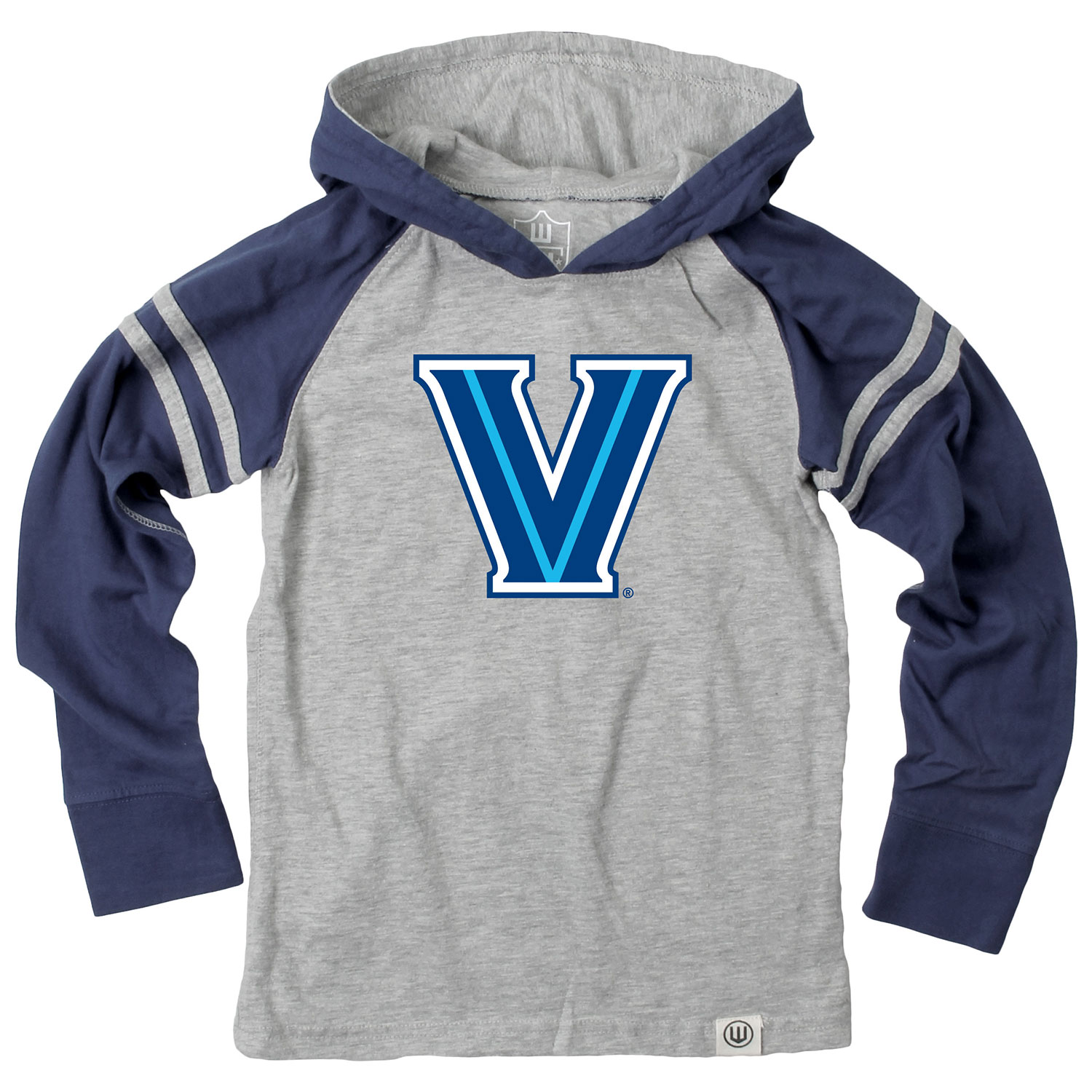 Wes and Willy Youth Boys College Team Long Sleeve Striped Hooded T-Shirt - Picture 44 of 46