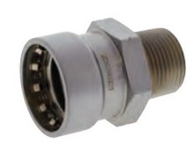 Male Adapter Carbon Steel Press - EDPM - Mechanical