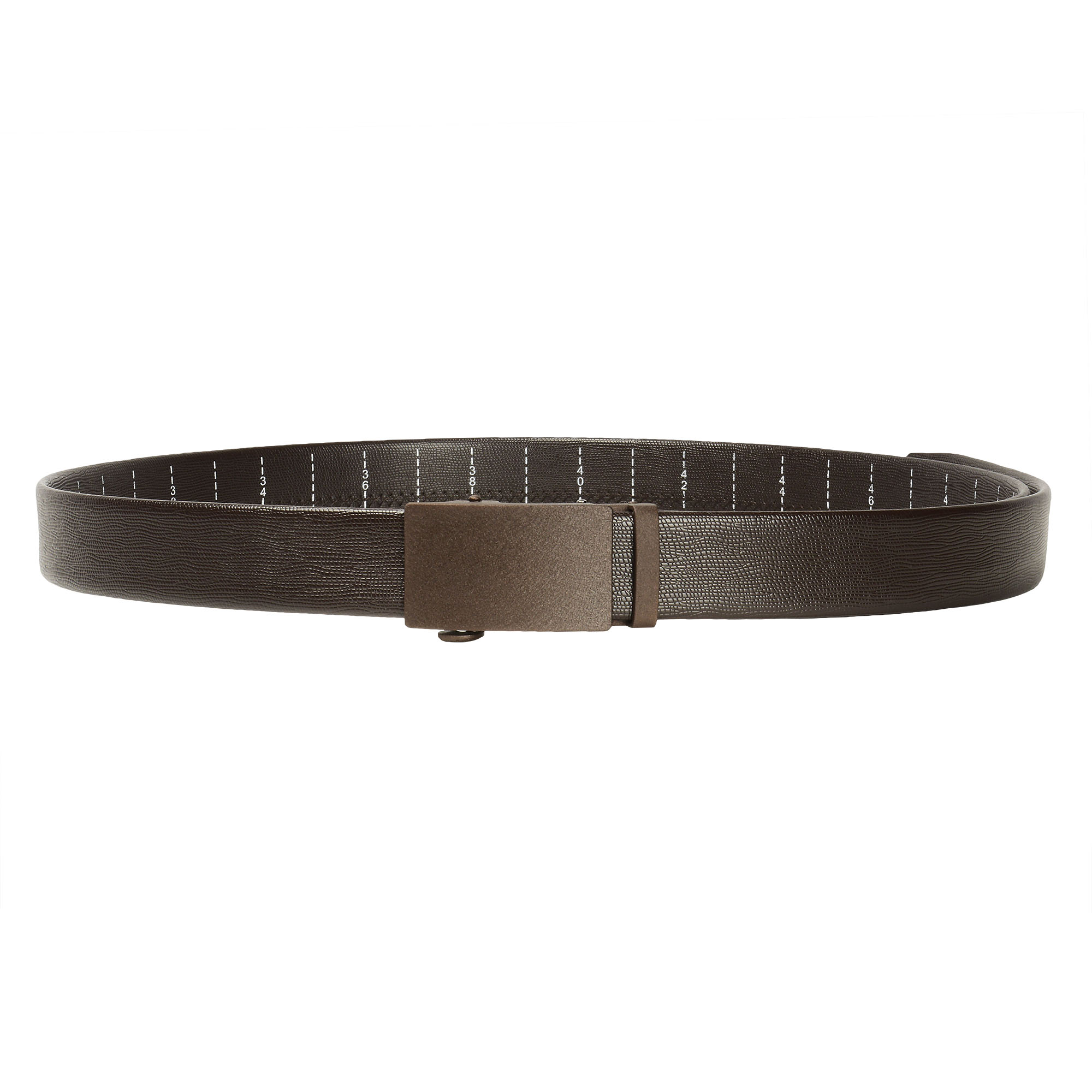 Cinturón de trinquete de cuero para hombre, ajuste para adaptarse a la cintura de 18"" - 56"", caja de regalo - Imagen 10 de 80