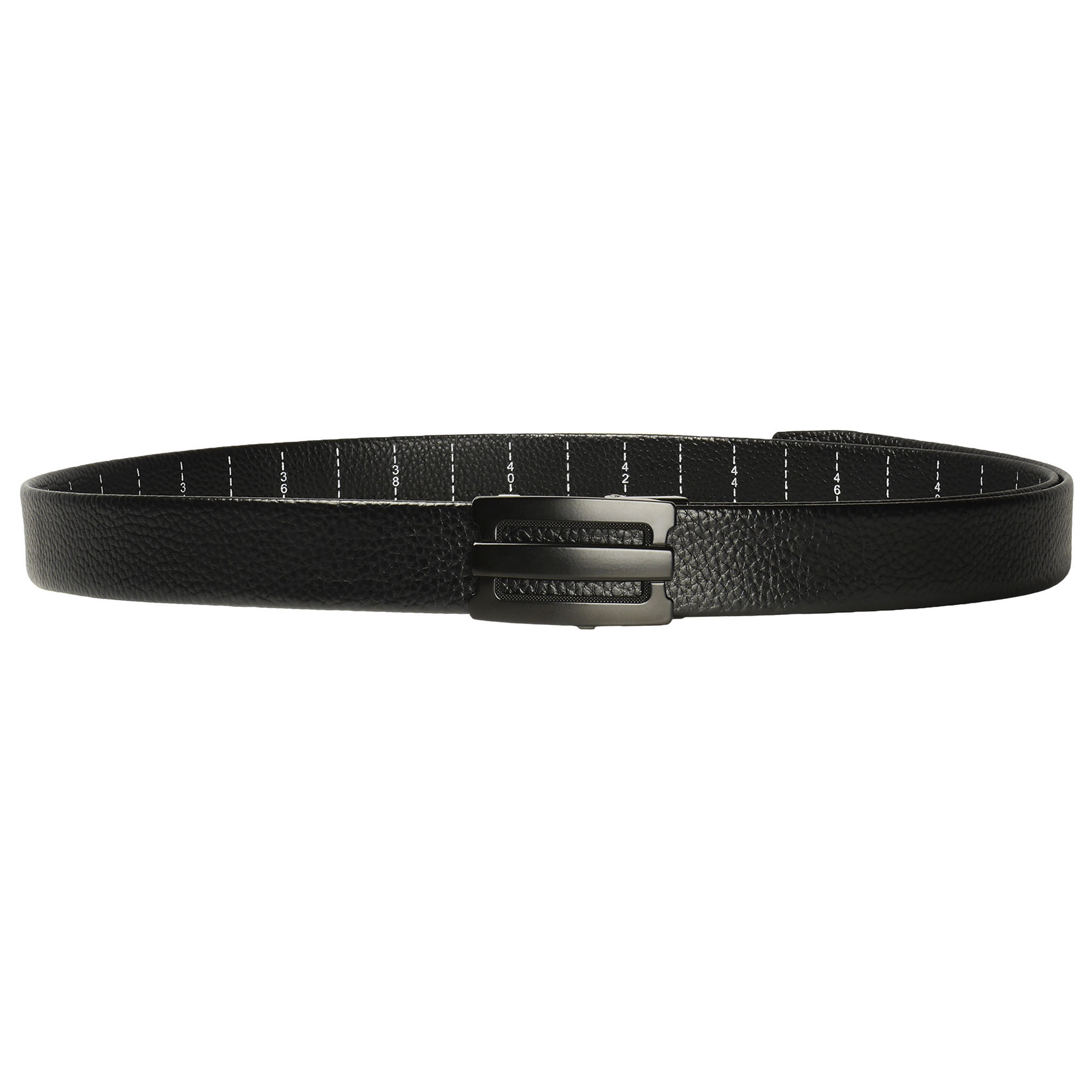Cinturón de trinquete de cuero para hombre, ajuste para adaptarse a la cintura de 18"" - 56"", caja de regalo - Imagen 19 de 80