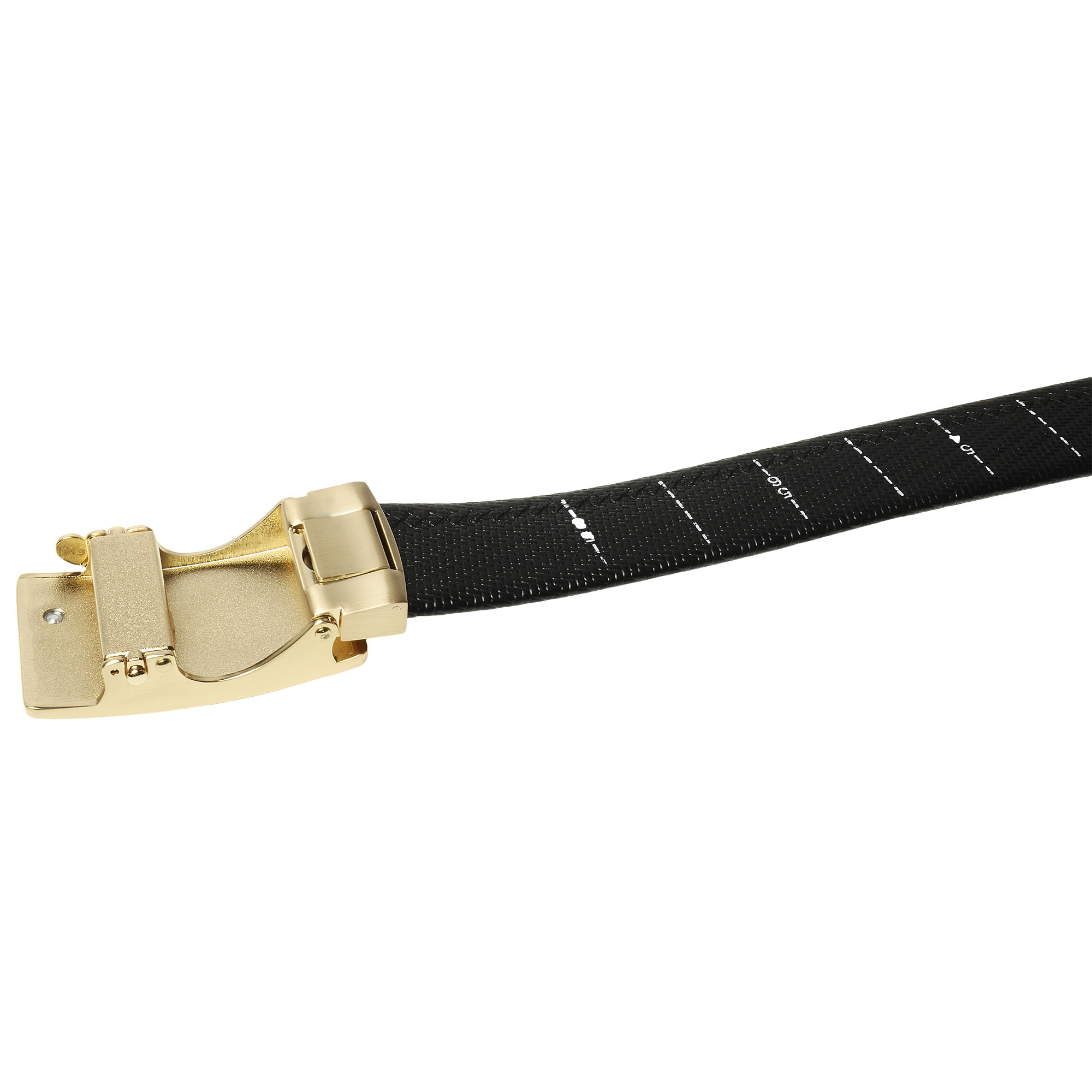 Cinturón de trinquete de cuero para hombre, ajuste para adaptarse a la cintura de 18"" - 56"", caja de regalo - Imagen 38 de 80