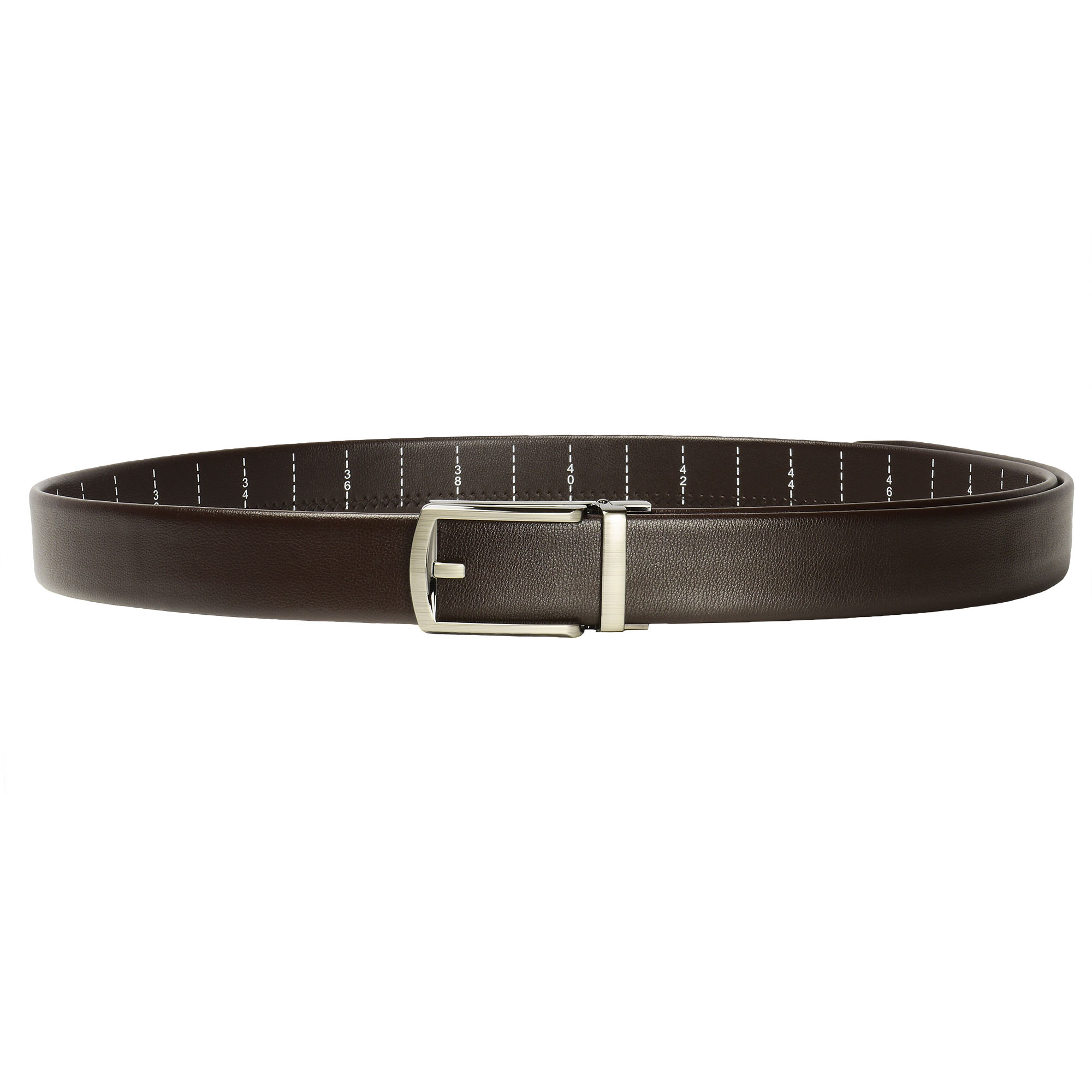 Cinturón de trinquete de cuero para hombre, ajuste para adaptarse a la cintura de 18"" - 56"", caja de regalo - Imagen 51 de 80