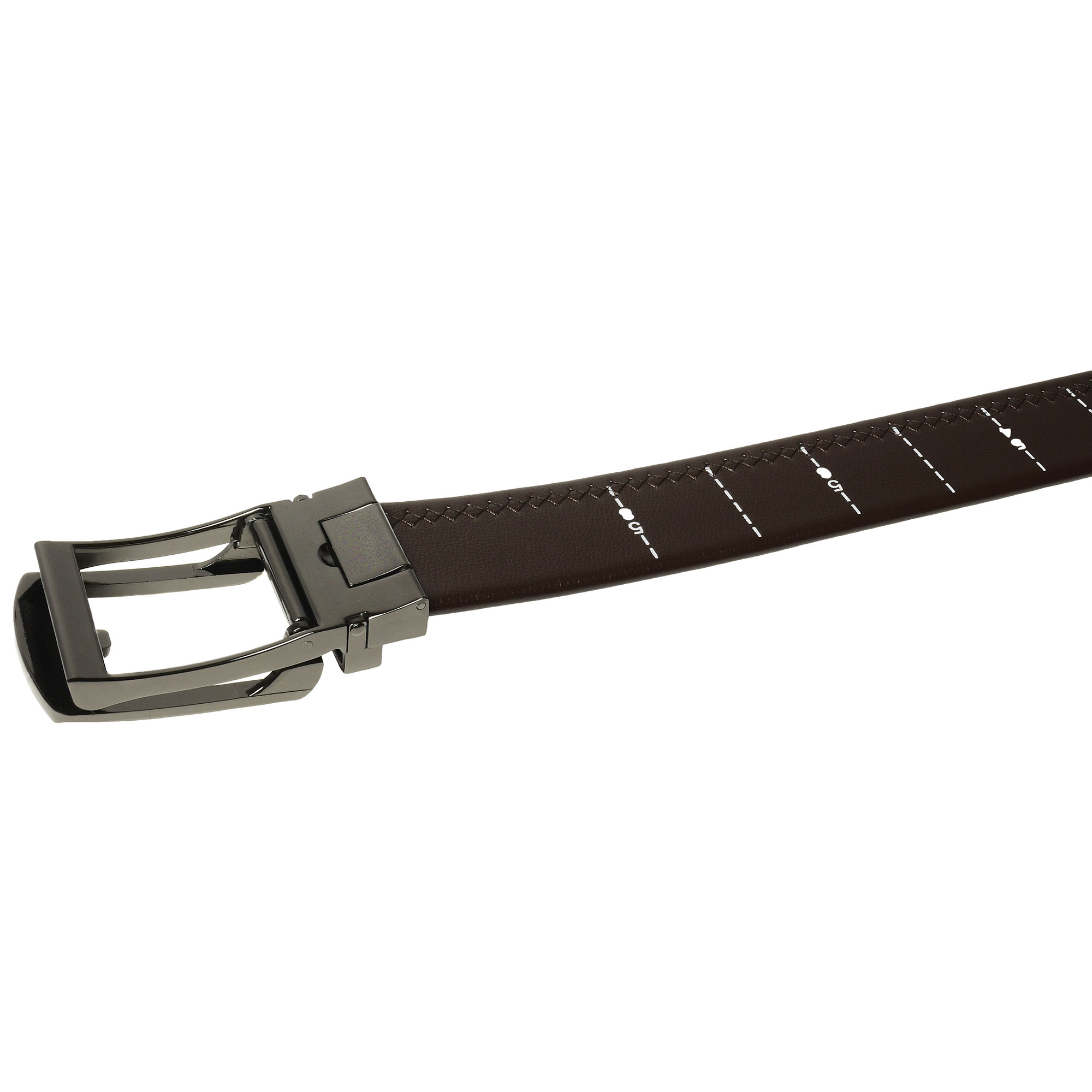 Cinturón de trinquete de cuero para hombre, ajuste para adaptarse a la cintura de 18"" - 56"", caja de regalo - Imagen 56 de 80