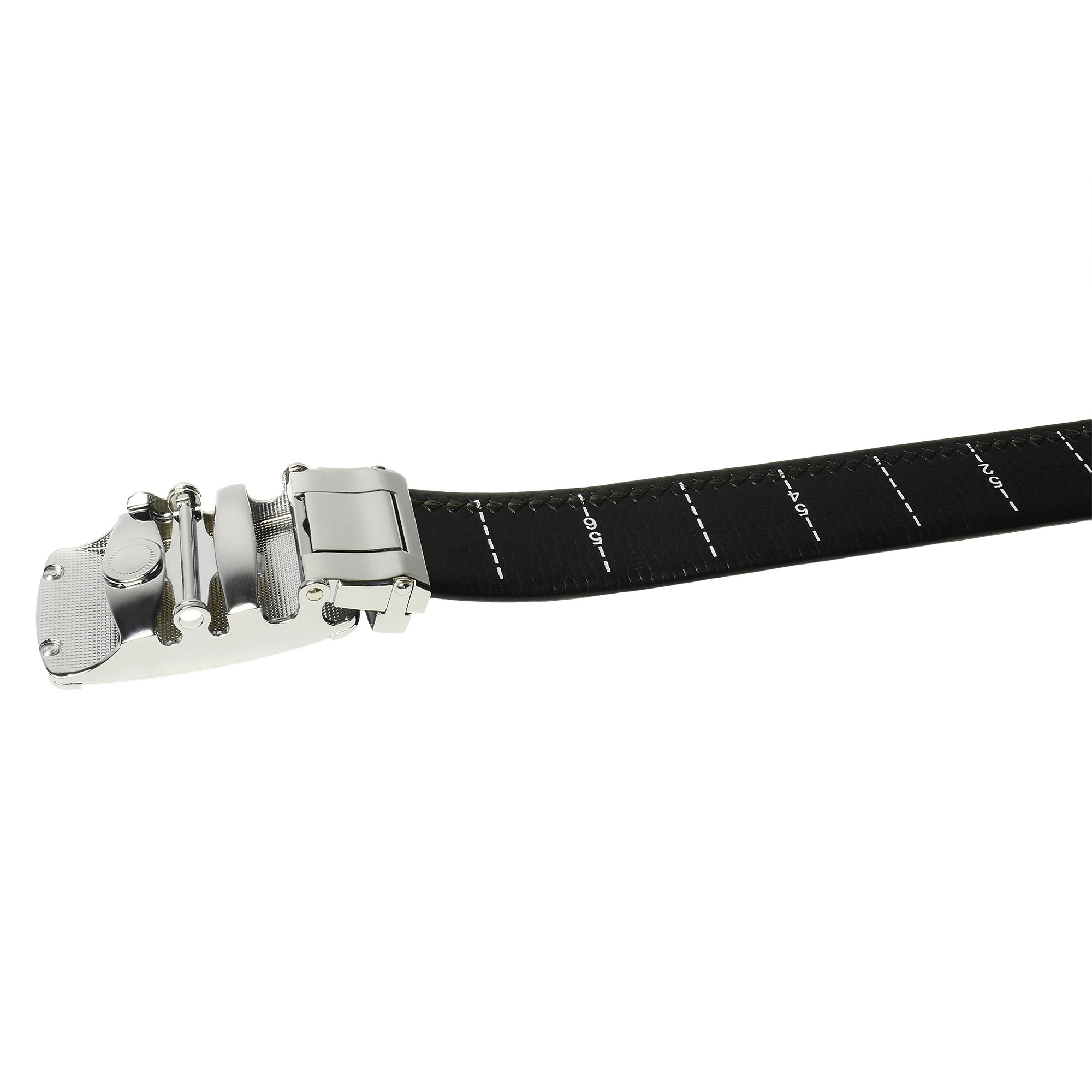 Cinturón de trinquete de cuero para hombre, ajuste para adaptarse a la cintura de 18"" - 56"", caja de regalo - Imagen 64 de 80