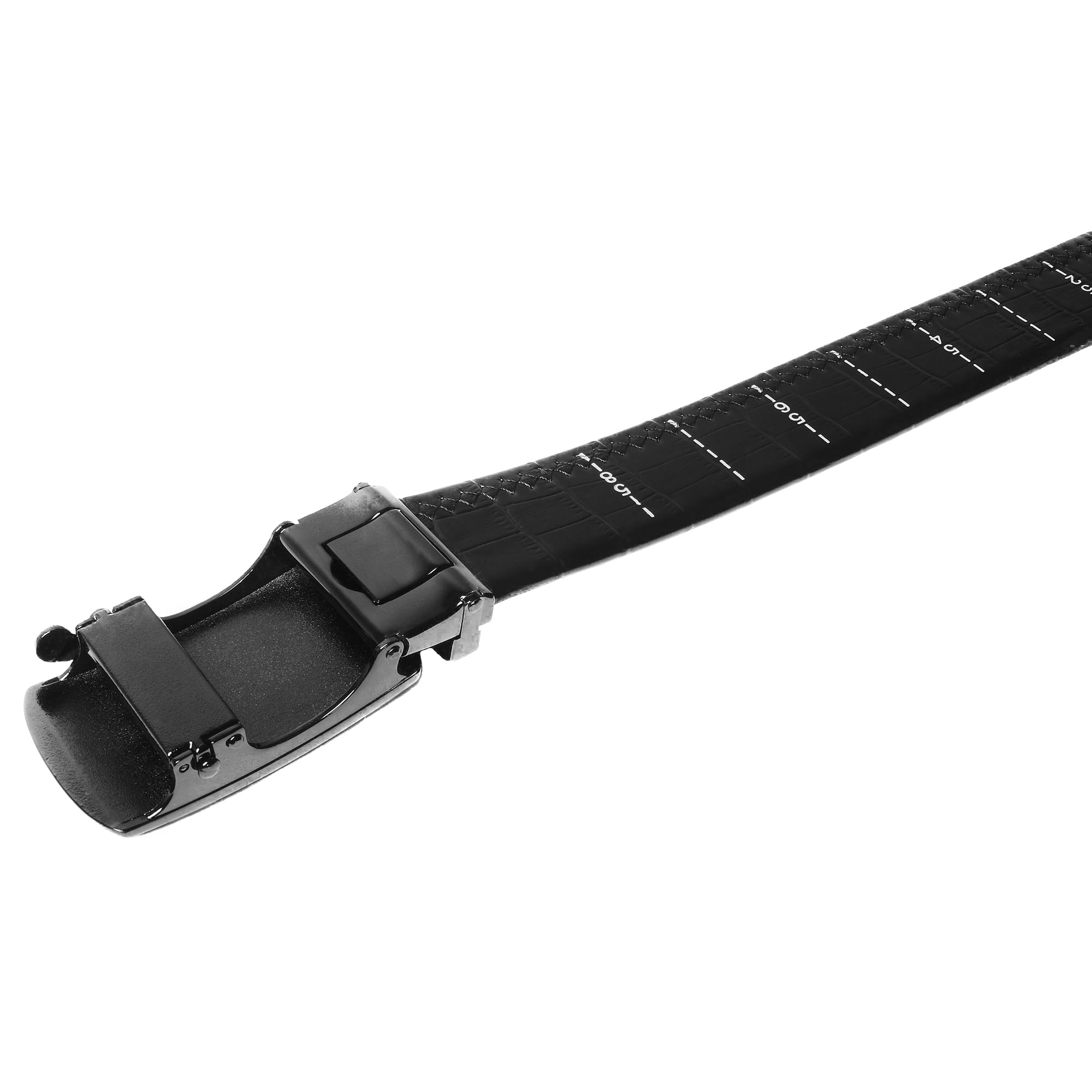 Cinturón de trinquete de cuero para hombre, ajuste para adaptarse a la cintura de 18"" - 56"", caja de regalo - Imagen 72 de 80