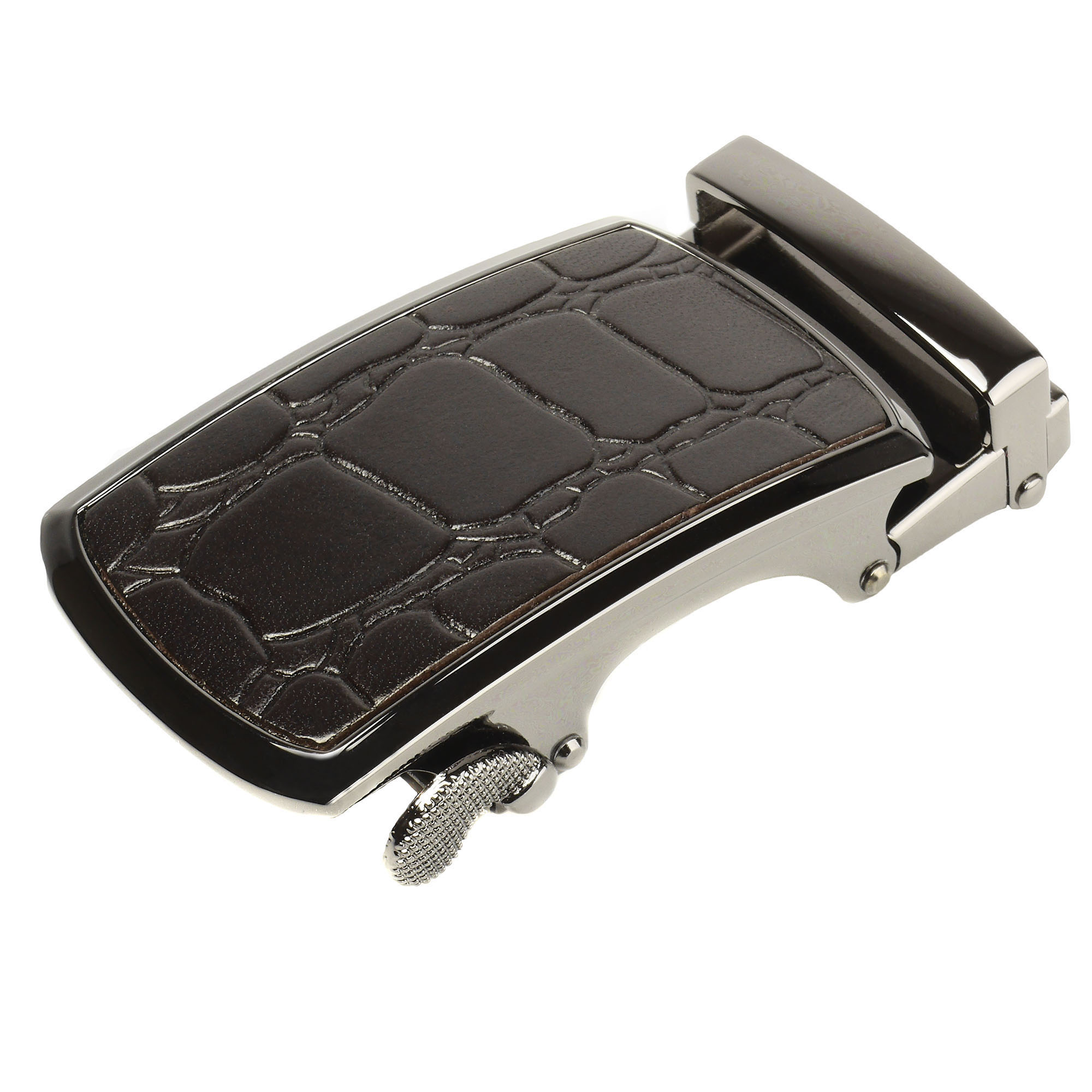 Cinturón de trinquete de cuero para hombre, ajuste para adaptarse a la cintura de 18"" - 56"", caja de regalo - Imagen 78 de 80