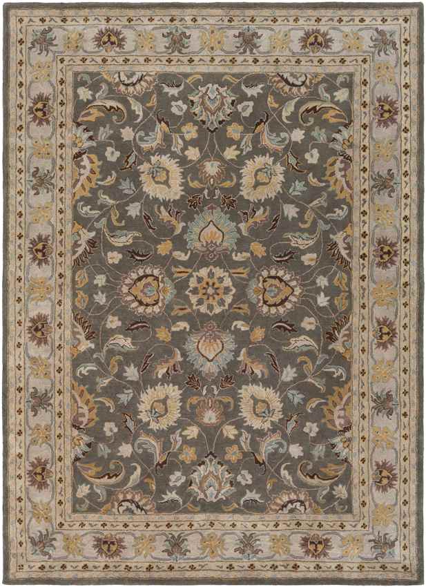 Paris Traditional Khaki Area Rug - Picture 32 of 34