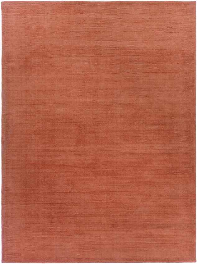 Rennes Modern Burnt Orange Area Rug - Picture 21 of 21