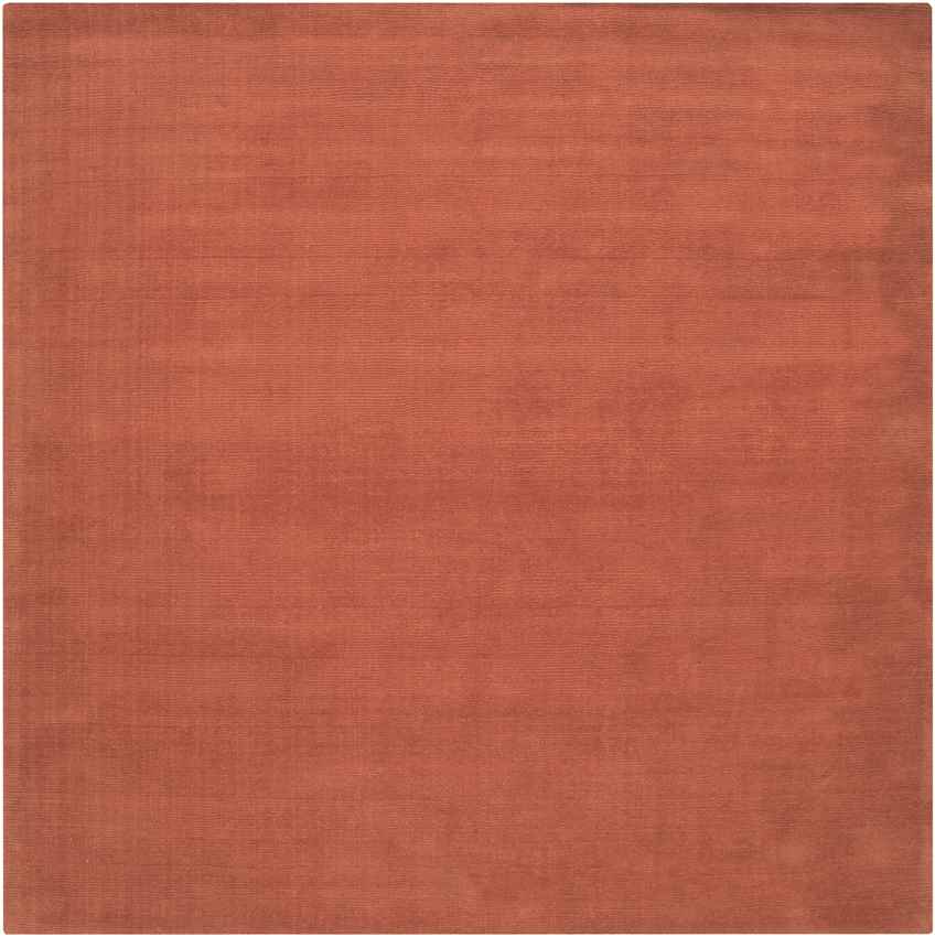 Rennes Modern Burnt Orange Area Rug - Picture 17 of 21