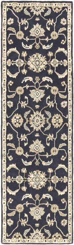 Area Rugs Caraquet Traditional Ink Area Rug - Picture 11 of 30