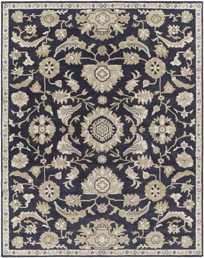 Area Rugs Caraquet Traditional Ink Area Rug - Picture 21 of 30