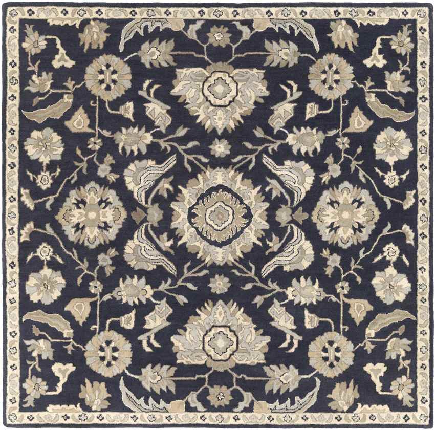 Area Rugs Caraquet Traditional Ink Area Rug - Picture 24 of 30