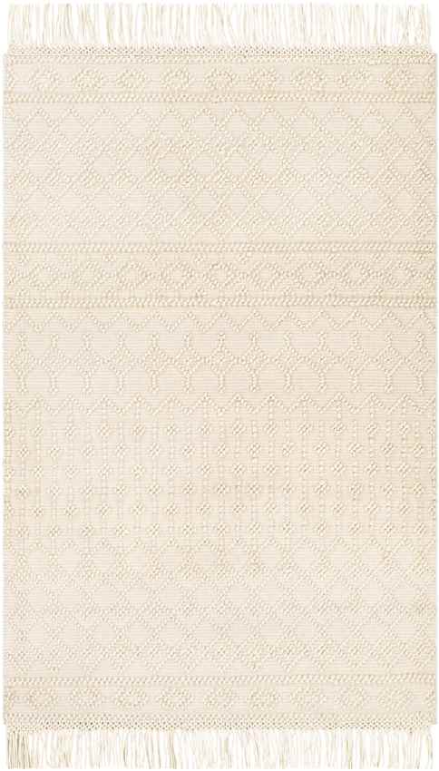 Area Rugs 8x10 Amiens Cottage White Rug for Living Room and Bedroom - Picture 8 of 14