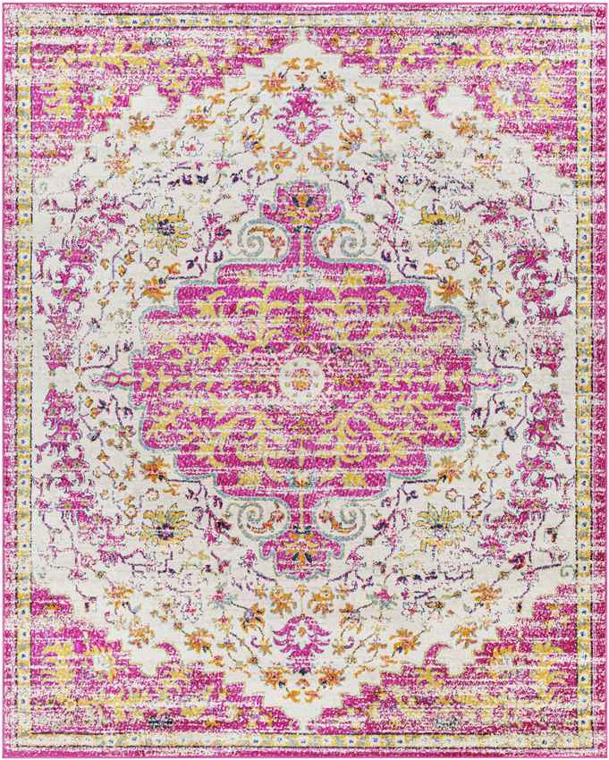 Alfombra tradicional rosa brillante Achlum - Imagen 10 de 10
