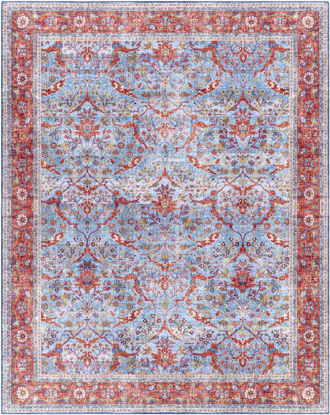 Looieind Traditional Red Area Rug - Picture 12 of 12