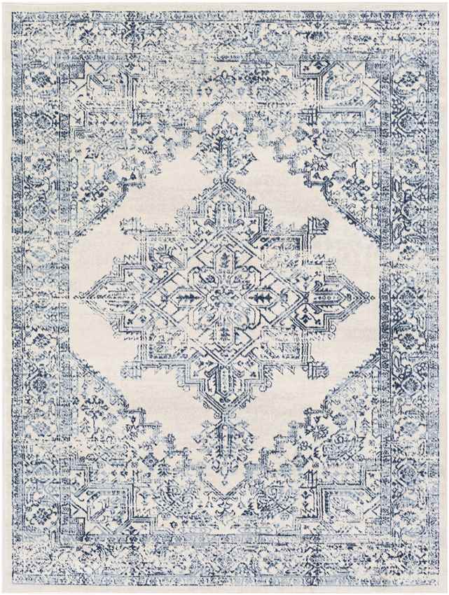 Alfombra azul tradicional Ulvend - Imagen 8 de 10