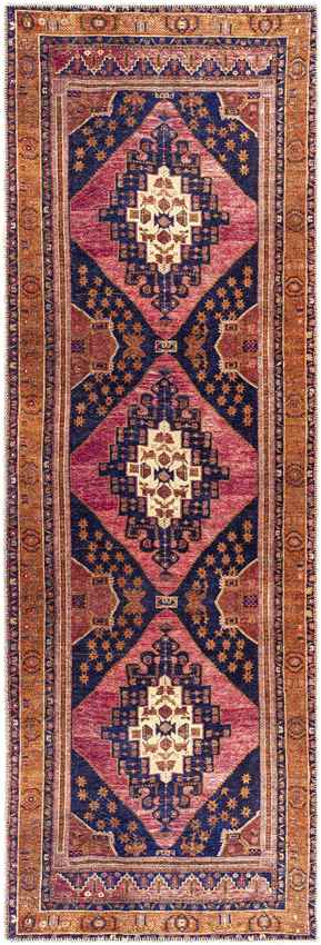 Area Rugs Western Springs Traditional Coral Washable Area Rug - Picture 10 of 14