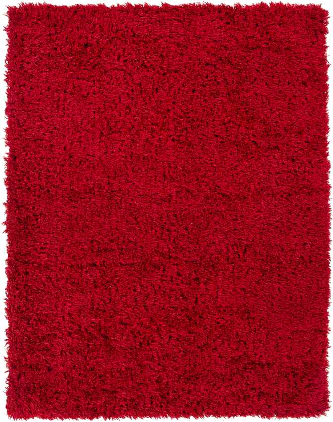 Abraham Modern Bright Red Area Rug - Picture 8 of 10