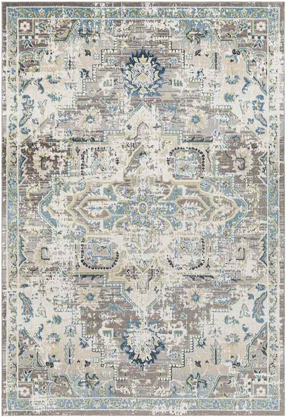 Santa Claus Traditional Taupe Washable Area Rug - Picture 7 of 9
