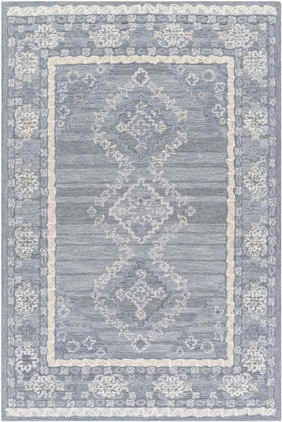 Conway Springs Traditional Denim Area Rug - Picture 9 of 9