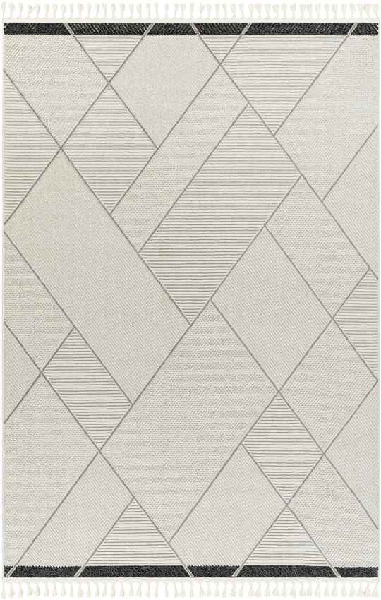 Area Rugs Lenamarie Modern Beige/Black Area Rug - Picture 9 of 9