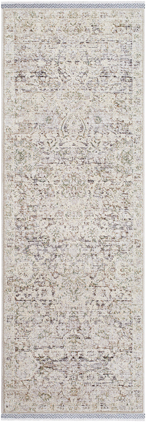 Miquel Traditional Medium Gray/Beige Area Rug - Picture 11 of 16