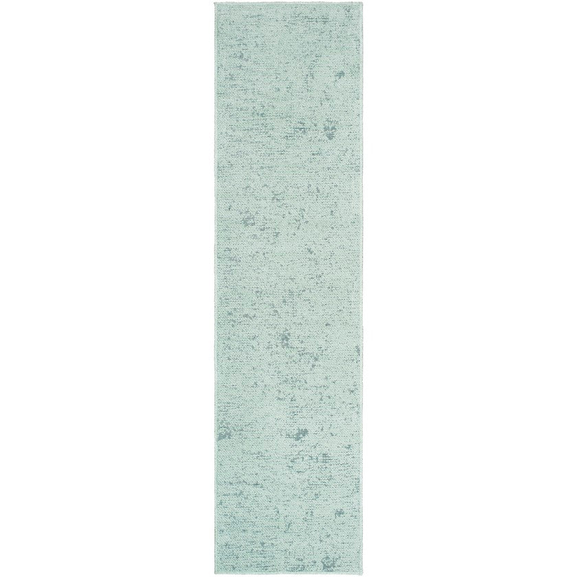 Tobey Solid and Border Seafoam Washable Area Rug - Picture 9 of 11