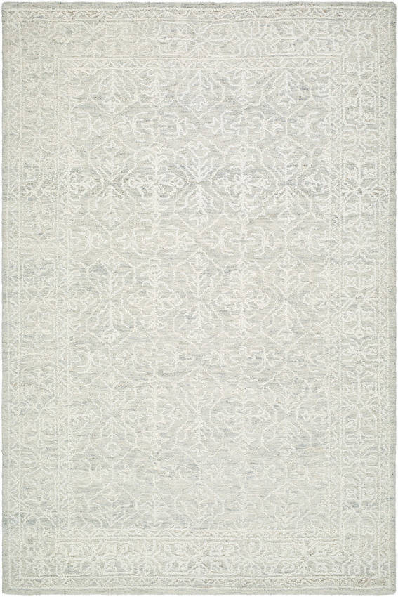 Area Rugs Henderson Traditional Light Silver Area Rug - Picture 8 of 11