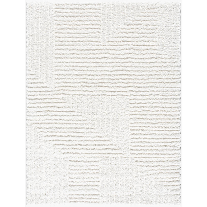 Area Rugs Jameal Modern White Area Rug - Picture 4 of 4
