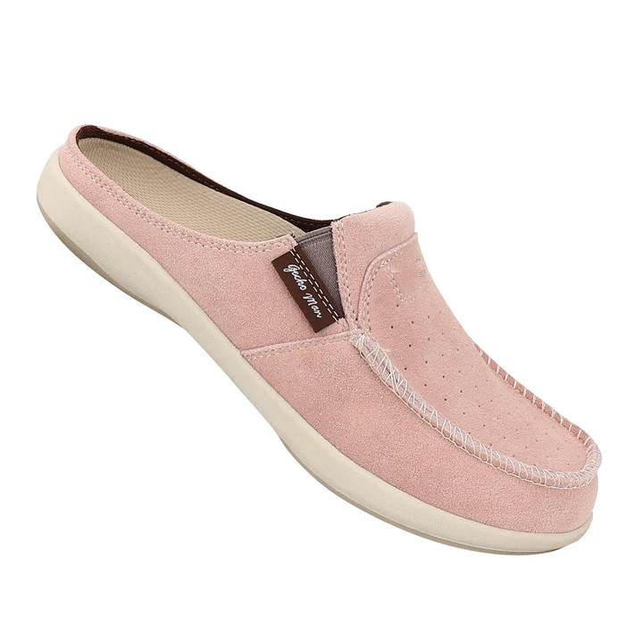 Women Orthotic Arch Support Genuine Suede Plantar Faciitis Flat Foot Pain Loafer - Picture 10 of 26