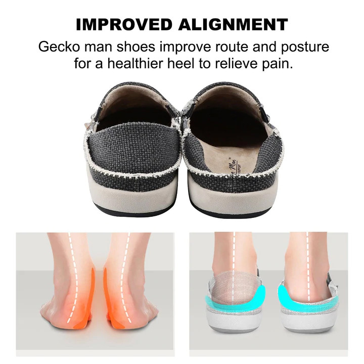 Mocasín ortopédico para dolor de pies con fascitis plantar para mujer de Geckoman - Imagen 20 de 20