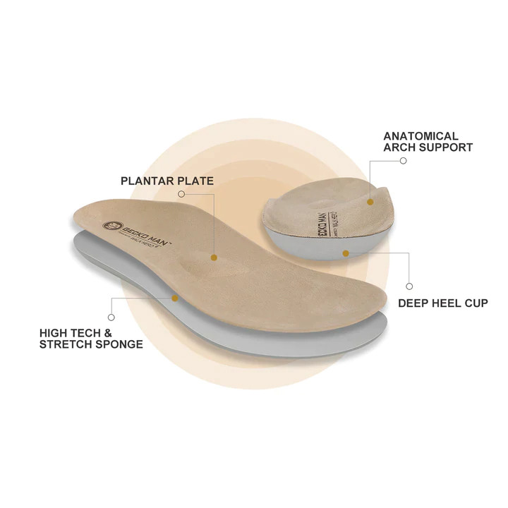 Mocasín ortopédico para dolor de pies con fascitis plantar para mujer de Geckoman - Imagen 14 de 20