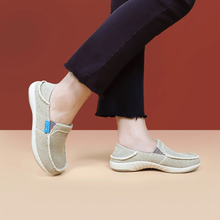 Mocasín ortopédico para dolor de pies con fascitis plantar para mujer de Geckoman - Imagen 4 de 20