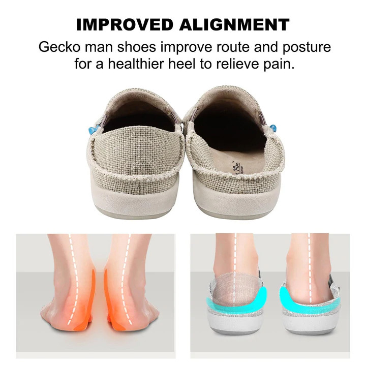 Mocasín ortopédico para dolor de pies con fascitis plantar para mujer de Geckoman - Imagen 10 de 20