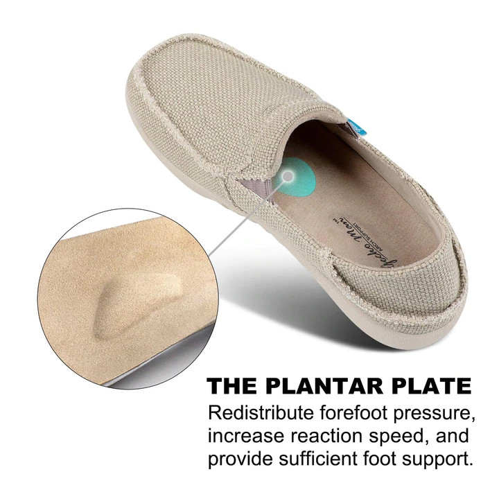 Mocasín ortopédico para dolor de pies con fascitis plantar para mujer de Geckoman - Imagen 6 de 20